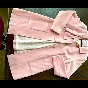 Pink cabi carol anderson wool coat 212334